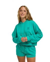 Bluza z kapturem damska SURFING BY DAYLIGHT. Zielone bluzy z kapturem damskie Roxy, m, z elastanu. Za 167.99 zł.