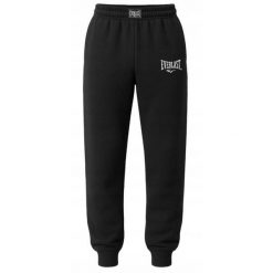 Spodnie dresowe dla mężczyzn Everlast SPD001. Czarne spodnie dresowe męskie Everlast, na lato, bez wzorów, z dresówki. W wyprzedaży za 89.99 zł.