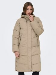 ONLY Płaszcz pikowany w kolorze beżowym rozmiar: XS. Brązowe płaszcze damskie Only, xs, bez wzorów. Za 161.73 zł.