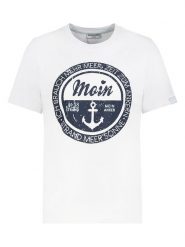 Eight2Nine Koszulka w kolorze białym rozmiar: M. Białe bluzki damskie Eight2Nine, m, bez wzorów, z bawełny, bez kołnierzyka. Za 82.83 zł.