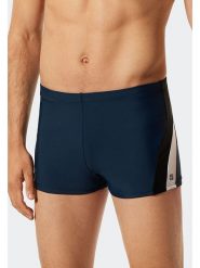 Schiesser Kąpielówki w kolorze granatowym rozmiar: L. Niebieskie kąpielówki męskie Schiesser, l, bez wzorów, z materiału. Za 104.89 zł.