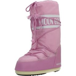 Buty MOON BOOT ICON NYLON Rose. Czerwone obuwie trekkingowe damskie Moon Boot, na zimę. Za 824.99 zł.