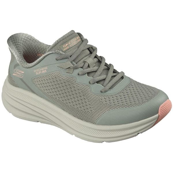 Buty sportowe damskie Skechers Bobs Skillz Too Essential. Zielone buty sportowe na co dzień damskie Skechers, bez wzorów, z materiału. Za 390.00 zł.