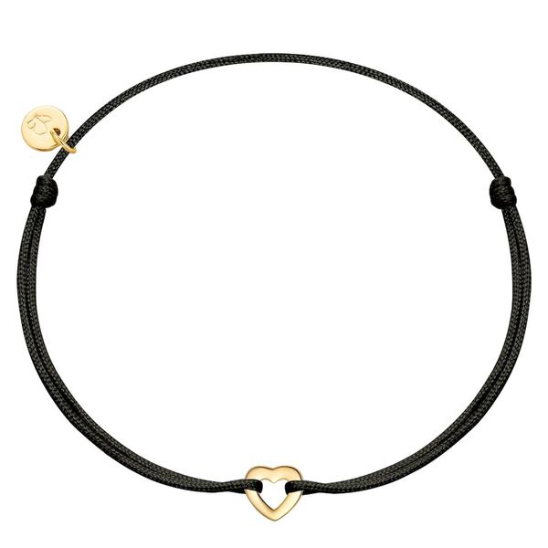 Glanzstücke München Bransoletka Serce z Srebra Sterling w zlocie zóltym Bransoletki 1 ct Damski. Żółte bransoletki damskie Glanzstücke München, pozłacane. Za 189.99 zł.