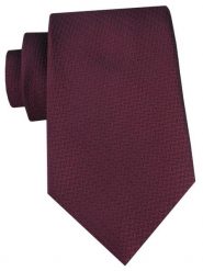 Męski Krawat - Chattier - Bordowy z Mikrostrukturą Tkaniny. Czerwone krawaty i muchy męskie Chattier, bez wzorów, z tkaniny, eleganckie. Za 55.00 zł.