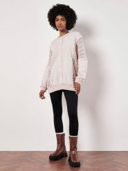 Apricot Sweter w kolorze jasnoróżowym rozmiar: S. Różowe swetry klasyczne damskie Apricot, s, z bawełny, bez kołnierzyka. Za 149.66 zł.