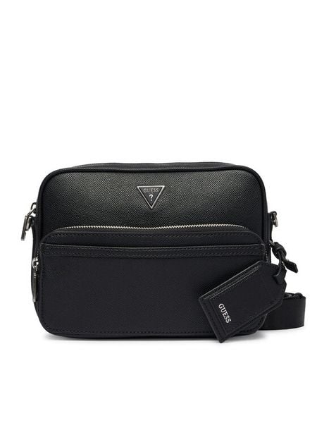 Guess Saszetka HMMISL P6422 Czarny. Czarne saszetki męskie Guess, ze skóry. Za 414.99 zł.