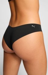 Puma damskie figi brazilian z mikrofibry 2-pak czarne. Czarne figi damskie Puma, s, bez wzorów, z elastanu. Za 156.20 zł.