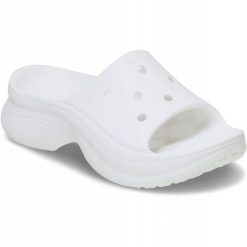 Klapki Dla Dorosłych Crocs Bae Slide. Czerwone klapki i japonki męskie Crocs, z materiału. Za 191.99 zł.