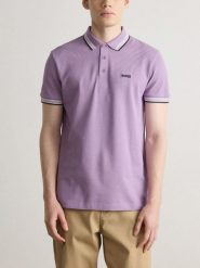 Hugo Boss Underwear Koszulka polo w kolorze fioletowym rozmiar: XXL. Różowe koszulki polo męskie Hugo Boss Underwear, xxl, bez wzorów, z bawełny, bez ramiączek. Za 259.45 zł.