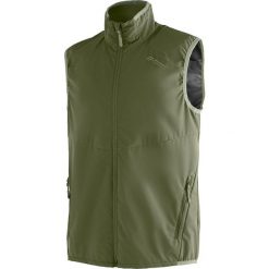 Kurtka puchowa bez rękawów Maier Sports Brims. Zielone kurtki męskie Maier Sports, bez wzorów, z materiału, bez kaptura. Za 512.50 zł.