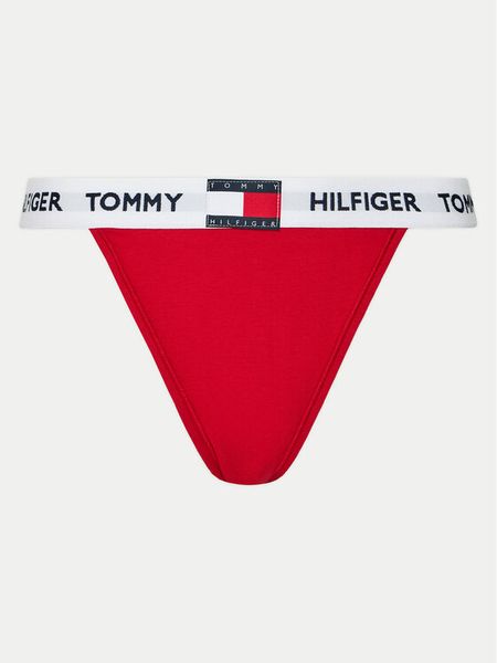 Tommy Hilfiger Figi klasyczne UW0UW05622 Czerwony. Czerwone figi damskie Tommy Hilfiger, l, bez wzorów, z bawełny. Za 79.99 zł.