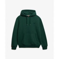 Bluza z kapturem Superdry Essential Logo. Zielone bluzy z kapturem męskie Superdry., xl. Za 374.70 zł.