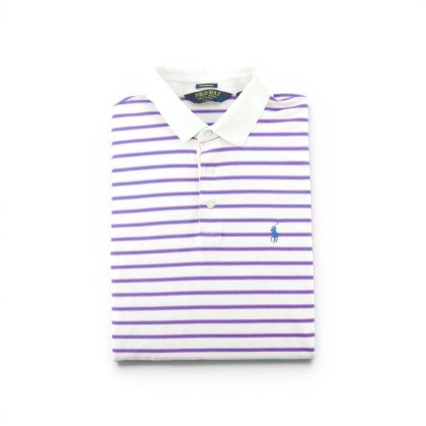 Polo Ralph Lauren koszulka męska golfowa z krótkim rękawem. Białe koszulki polo męskie Ralph Lauren, l, bez wzorów, bez ramiączek. Za 106.46 zł.