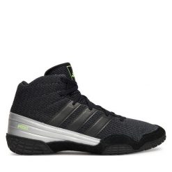 Buty bokserskie adidas. Czarne buty sportowe na co dzień męskie Adidas, bez zapięcia. Za 399.99 zł.