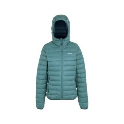 Damska kurtka z kapturem Regatta Marizion. Niebieskie kurtki damskie Regatta, na zimę, bez wzorów, z puchu, z kapturem. Za 287.50 zł.