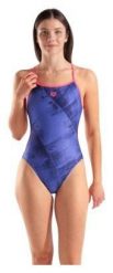 Damski kostium kąpielowy 1-częściowy Arena Arch Lace Back. Niebieskie stroje jednoczęściowe damskie Arena, m, bez wzorów. Za 259.00 zł.