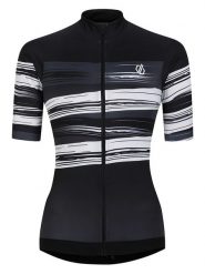 Dare 2b Koszulka kolarska "AEP Stimulus" w kolorze czarnym rozmiar: 46. Czarne bluzki sportowe damskie Dare 2b, z materiału, bez kołnierzyka, bez ramiączek. Za 87.19 zł.