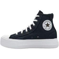 Buty sportowe Converse Day One Platform. Niebieskie buty sportowe na co dzień damskie Converse, z materiału, bez zapięcia. Za 390.00 zł.
