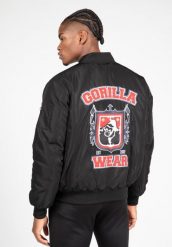 Covington Kurtka typu bomber - Czarny. Czarne kurtki męskie GORILLA WEAR, s, bez wzorów, z materiału, bez kaptura. Za 534.00 zł.