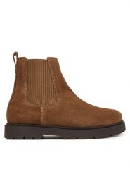 Birkenstock Sztyblety Highwood Slip On 1033181 Brązowy. Brązowe trampki i tenisówki damskie Birkenstock, bez wzorów, ze skóry. Za 854.99 zł.