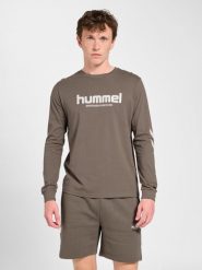 Koszulka z długim rękawem Hummel Legacy 2.0. Niebieskie t-shirty sportowe męskie HUMMEL, l, z bawełny, bez ramiączek, trekkingowe. Za 191.00 zł.