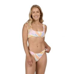 Kostium kąpielowy dwuczęściowy z kwiatowym stanikiem dla kobiet Salty Crew. Białe bikini damskie SALTY CREW, bez wzorów. Za 308.00 zł.