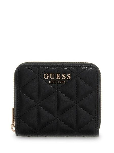 Guess Portfel Paisleigh Slg SWQG98 83137 Czarny. Czarne portfele damskie Guess, z aplikacjami, ze skóry. Za 219.99 zł.