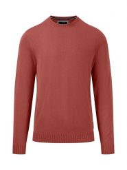 FYNCH-HATTON Sweter w kolorze ceglanym rozmiar: 3XL. Czerwone swetry męskie Fynch-Hatton, xl, bez wzorów, z bawełny, bez kołnierzyka. Za 121.99 zł.
