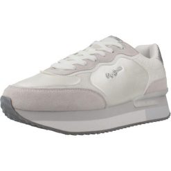 Tenisówki Pepe Jeans Model Rusper Shine Kolor Biały. Białe trampki i tenisówki damskie Pepe Jeans, bez wzorów, z jeansu. Za 309.99 zł.