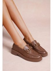 Foreverfolie Mokasyny w kolorze jasnobrązowym rozmiar: 38. Brązowe mokasyny damskie Foreverfolie. Za 108.99 zł.