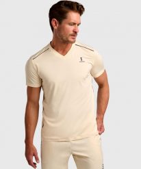 Koszulka sportowa męska Performance. Niebieskie t-shirty sportowe męskie NORDICDOTS, l, z poliesteru, bez ramiączek, tenisowe. Za 185.00 zł.