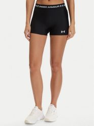 Under Armour Szorty sportowe HeatGear® 6010725 Czarny Slim Fit. Czarne spodenki sportowe damskie Under Armour, l, z syntetyku, na fitness i siłownię. Za 129.99 zł.