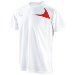 Koszulka Treningowa Dash Dla Dorosłych Unisex. Białe t-shirty damskie SPIRO, bez wzorów, bez kołnierzyka. Za 81.99 zł.