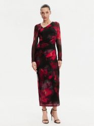 DKNY Sukienka koktajlowa DD4KU42A Czarny Slim Fit. Czarne sukienki damskie DKNY, bez wzorów, z syntetyku, wizytowe, bez kołnierzyka, bez ramiączek. Za 429.99 zł.
