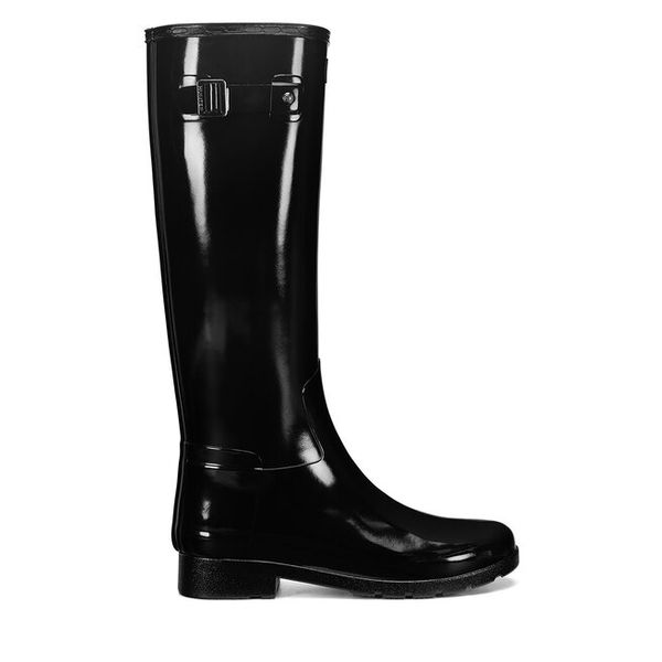 Kalosze Hunter. Czarne kalosze damskie Hunter, bez wzorów. Za 449.99 zł.