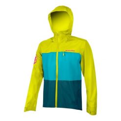 Kurtka nieprzemakalna Endura Singletrack II. Żółte kurtki męskie ENDURA, m, bez wzorów, sportowe, bez kaptura. Za 689.99 zł.