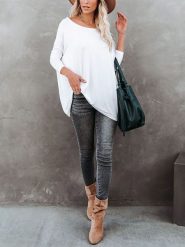 LA Angels Bluzka w kolorze białym rozmiar: S. Białe bluzki damskie LA Angels, s, bez wzorów, bez kołnierzyka, bez ramiączek. Za 131.43 zł.