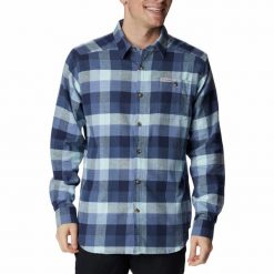 Koszula męska Columbia Cornell Woods Flannel z długim rękawem. Brązowe koszule męskie Columbia, m, bez wzorów, bez kołnierzyka, bez ramiączek. Za 269.00 zł.