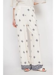 ASSUILI Spodnie w kolorze białym rozmiar: 34. Białe spodnie materiałowe damskie Assuili, bez wzorów, z materiału. Za 100.99 zł.