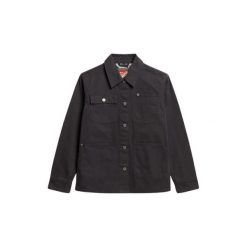 Kurtka z haftem Chore damska Superdry. Czarne kurtki damskie Superdry., bez wzorów, bez kaptura. Za 485.15 zł.