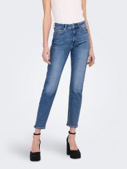 ONLY Dżinsy - Slim fit - w kolorze niebieskim rozmiar: W29/L30. Niebieskie jeansy damskie Only, z podwyższonym stanem. Za 162.49 zł.