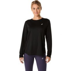 Damska koszulka z długim rękawem Asics Core. Czarne t-shirty damskie Asics, m, bez wzorów, z materiału, bez kołnierzyka. Za 211.00 zł.