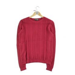 Second life - Damski czerwony sweter - Jak nowy. Czerwone swetry klasyczne damskie Ralph Lauren, bez kołnierzyka. Za 148.01 zł.