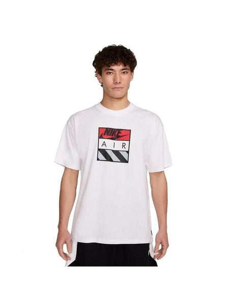 T-Shirt Max90 Rozmiar XL Biały - HJ0578-100. Białe t-shirty męskie Nike, xl, bez wzorów, z bawełny, bez kołnierzyka. Za 232.00 zł.