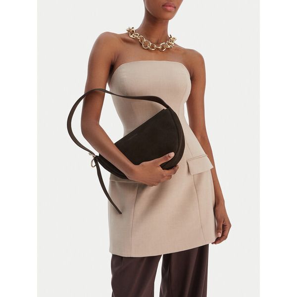 Torebka GINO ROSSI. Brązowe torebki klasyczne damskie Gino Rossi, bez wzorów, bez dodatków. Za 220.99 zł.