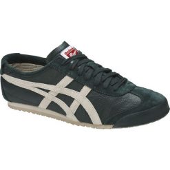 Asics zielone Buty Onitsuka Tiger Mexico 66 Vin M D2J4L-8502. Zielone buty sportowe na co dzień męskie Asics, z materiału, bez zapięcia. W wyprzedaży za 319.00 zł.