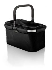 Falko Kosz "Falko" w kolorze czarnym na zakupy - 48 x 27 x 28 cm rozmiar: onesize. Czarne shopper bag damskie Falko, bez wzorów, z materiału, bez dodatków. Za 82.99 zł.