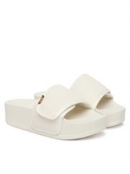 Liu Jo Klapki Mykonos 04 BA6079 EX022 Écru. Klapki damskie Liu Jo, bez wzorów, ze skóry, bez obcasa. Za 329.99 zł.