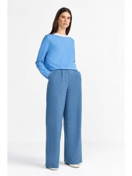 Rich & Royal Sweter w kolorze błękitnym rozmiar: L. Niebieskie swetry klasyczne damskie Rich & Royal, l, z bawełny, bez kołnierzyka. Za 227.31 zł.